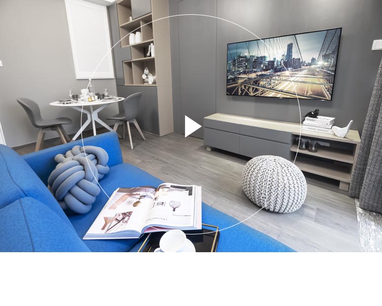 Double Cove‧Starview Prime (Flat C)'s Dining and Living Room Interior Design
