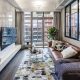 Romo Murano Sunflower Rug in The Horizon's Living Room